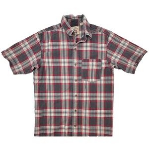 RedHead Mens Small Plaid Button Up Shirt Hunting Outdoor Flannel Work